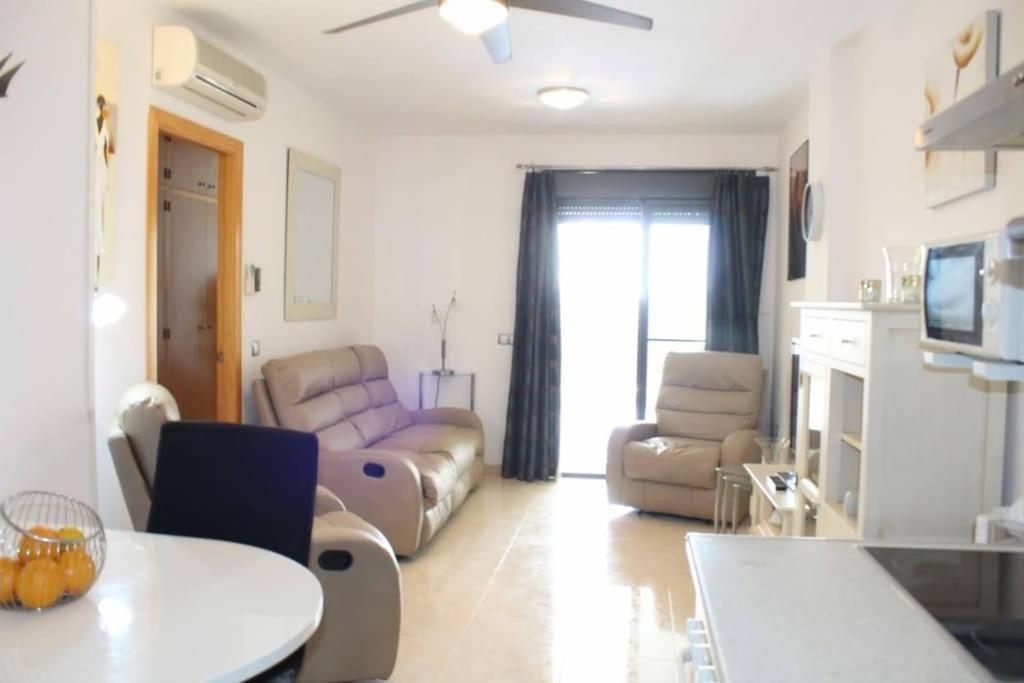 Golf, Piscina Climatizada Y Playa Lägenhet La Envia Exteriör bild